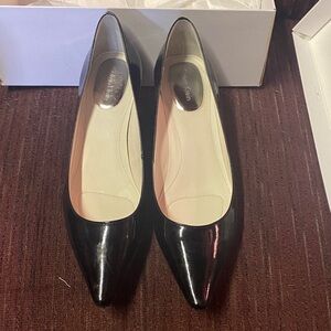 Calvin Klein Black Patent Heels
